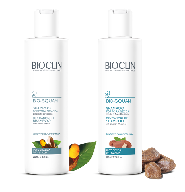 Bioclin-Linea-Tricologica-Bio-Squam-Prodotti-Forfora-Secca-Grassa-Capelli